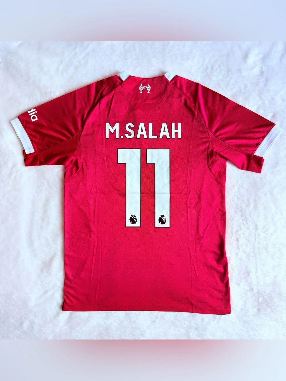 Liverpool F.C. Home Jersey 25/26. Player Version. M. Salah #11